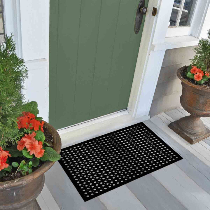 Lizzy Black Doormat