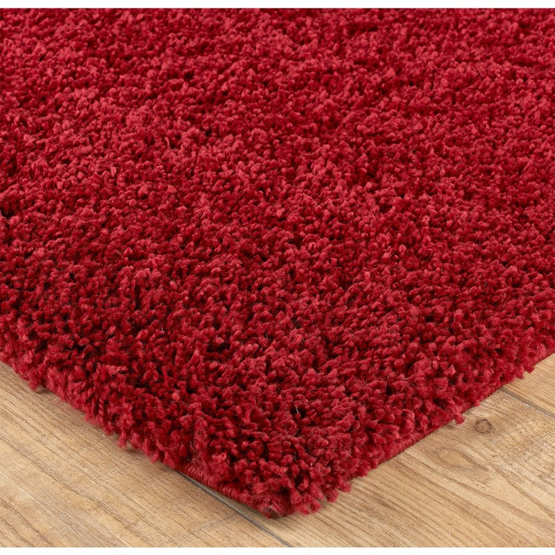 Serene Red Rug borders view