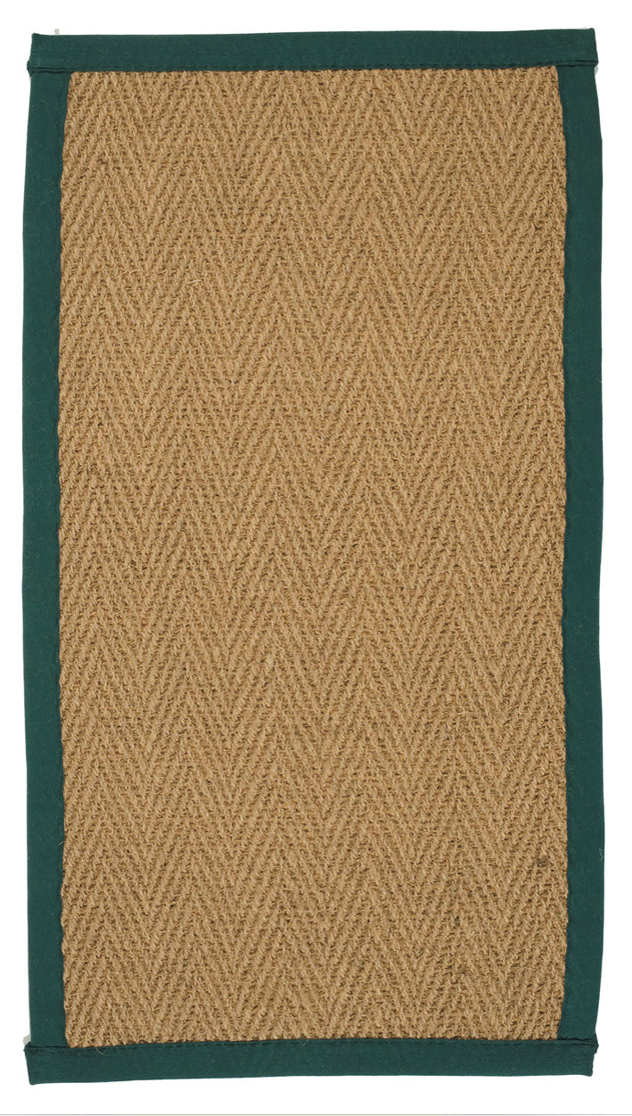 Green Herringbone Rug