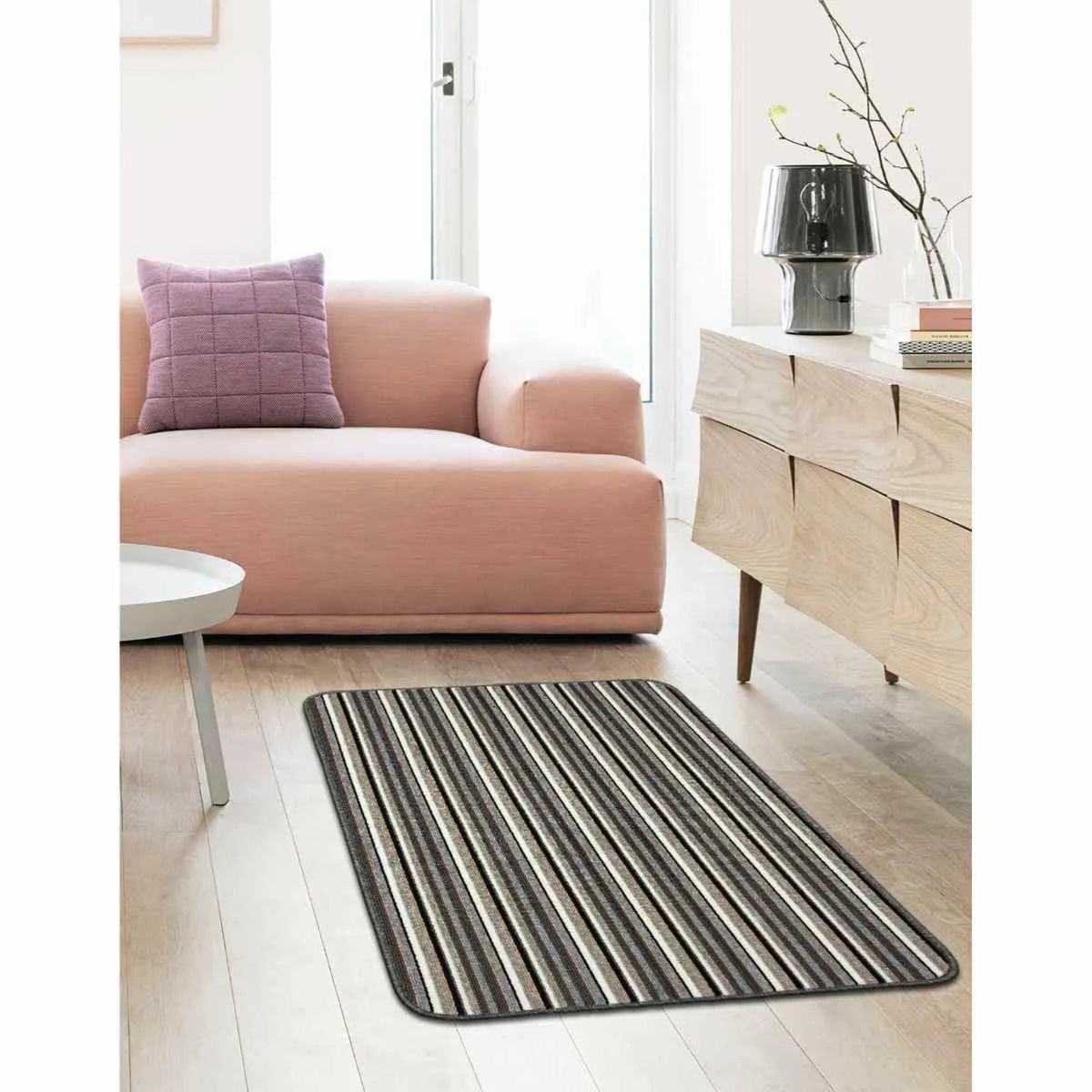 Pinstripe Silver – Rugs Central