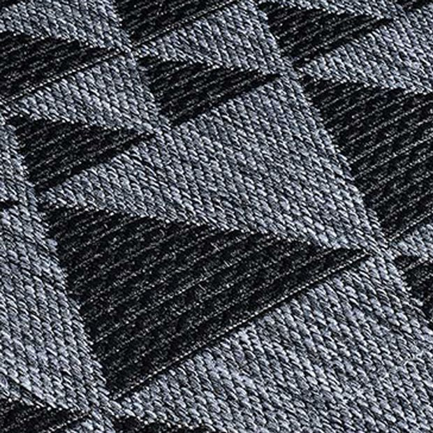 Moda Prism Black Rug close view