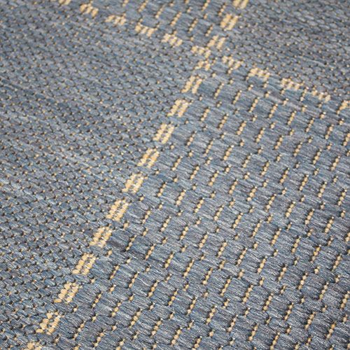 Check Flatweave Blue