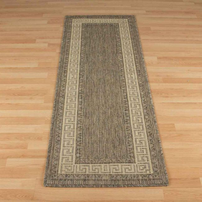 Greek Flatweave Grey Runner