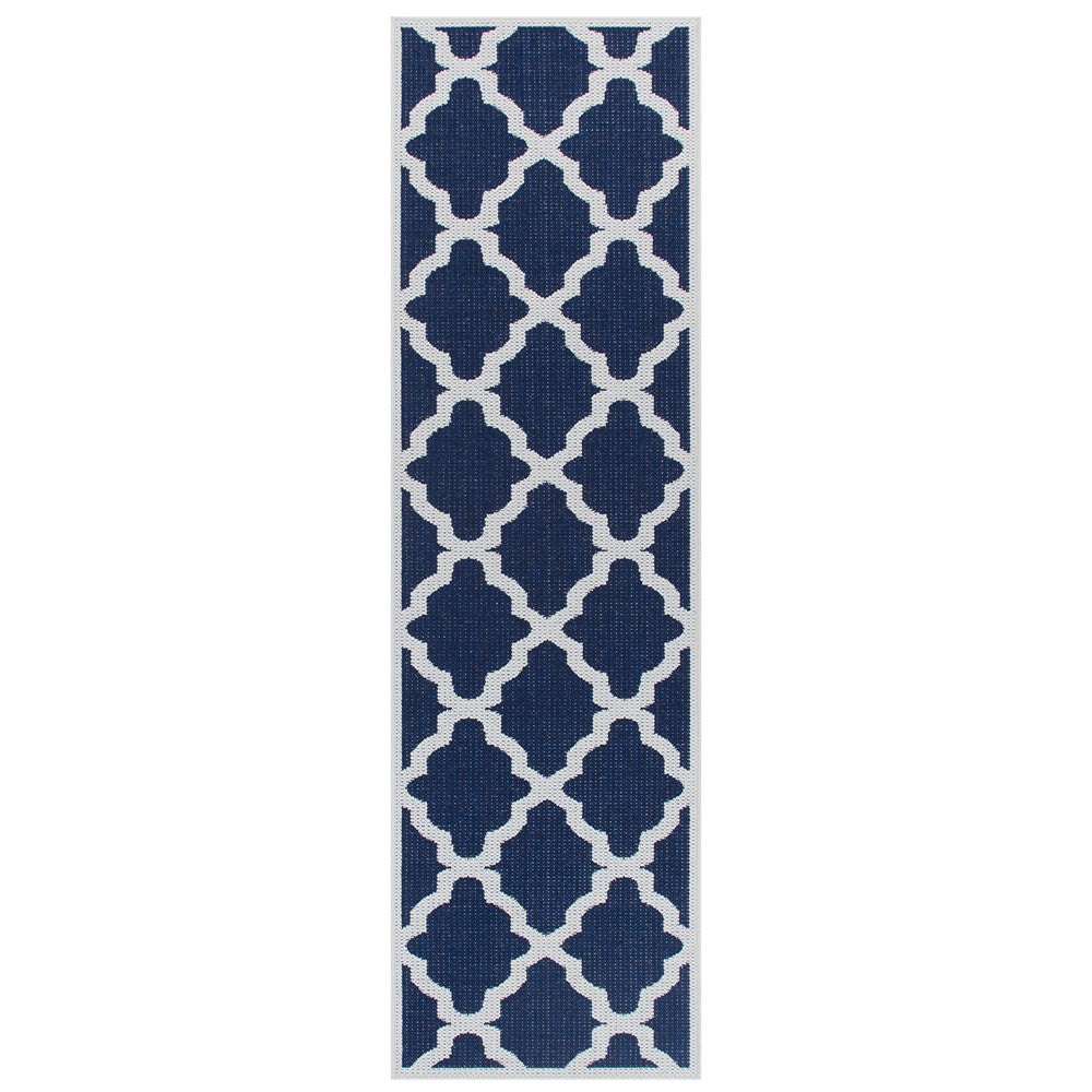 Moda Trellis Blue runner rug