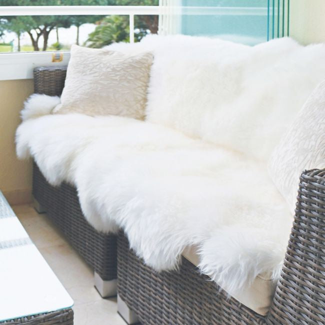 Genuine Sheepskin Rug Natural