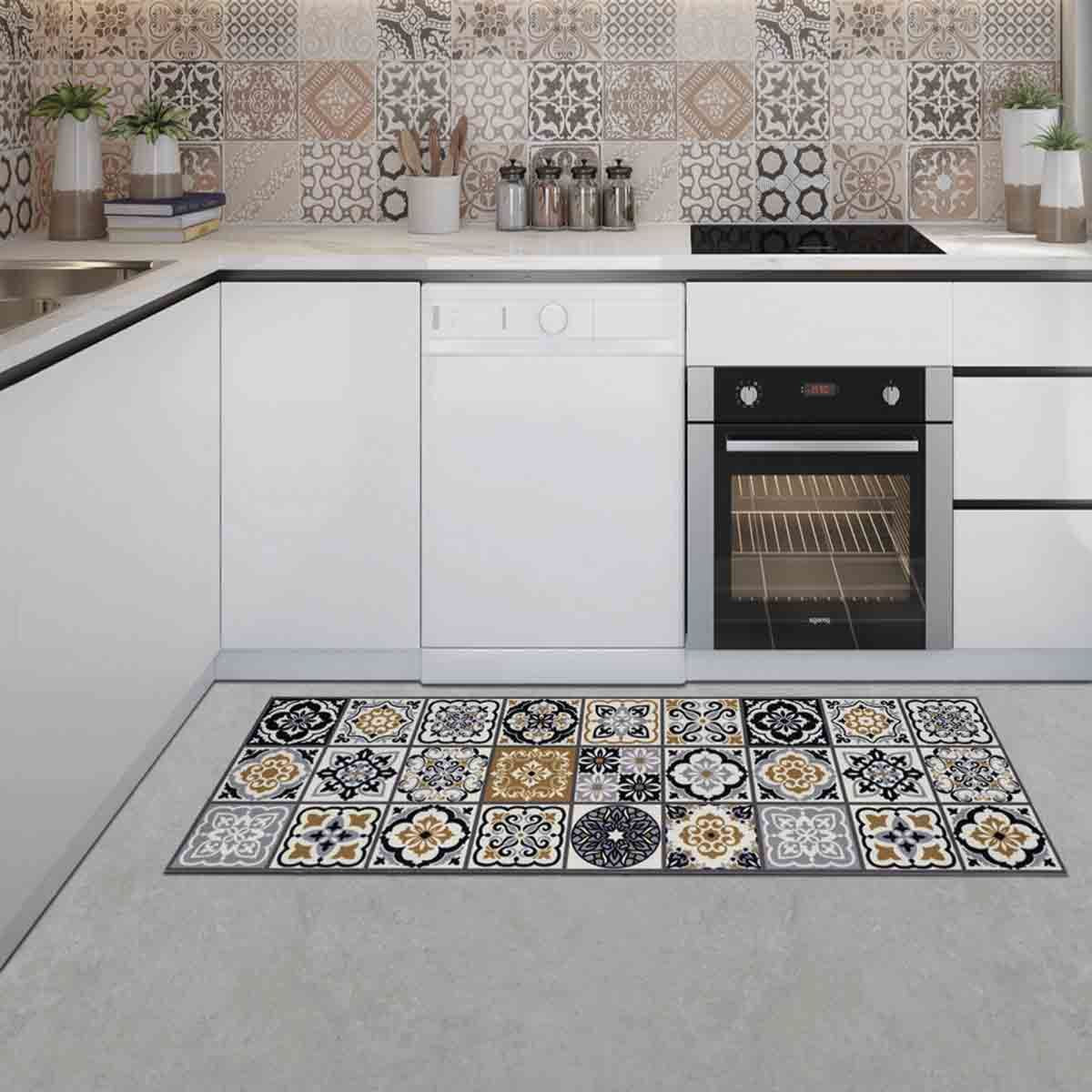 Kensington Victorian Tile Beige – Rugs Central