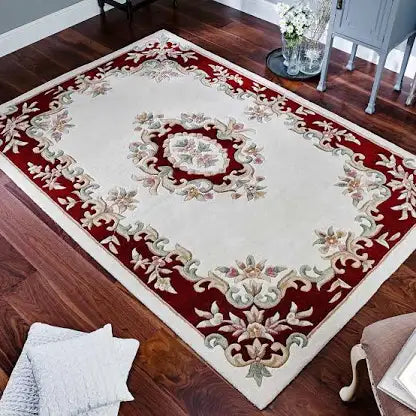 Royal Cream/Red Rug