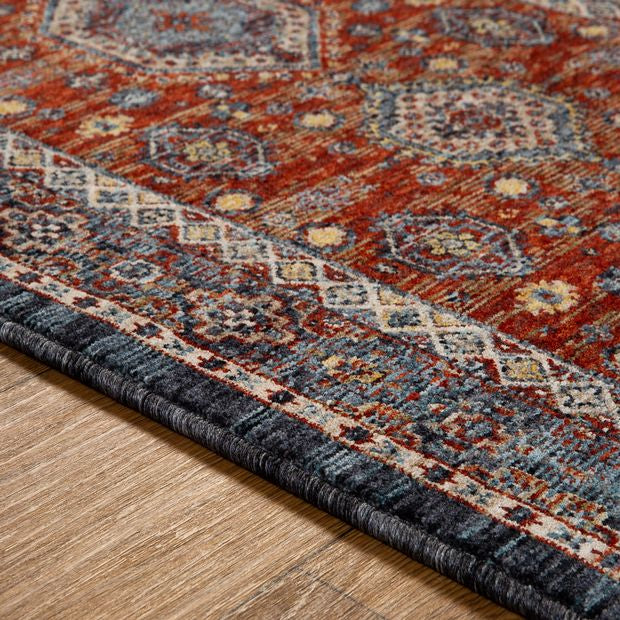 Sarouk 8022 E Rug view from borders
