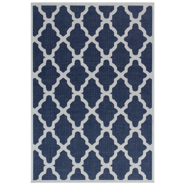 Moda Trellis Blue Rug classic view