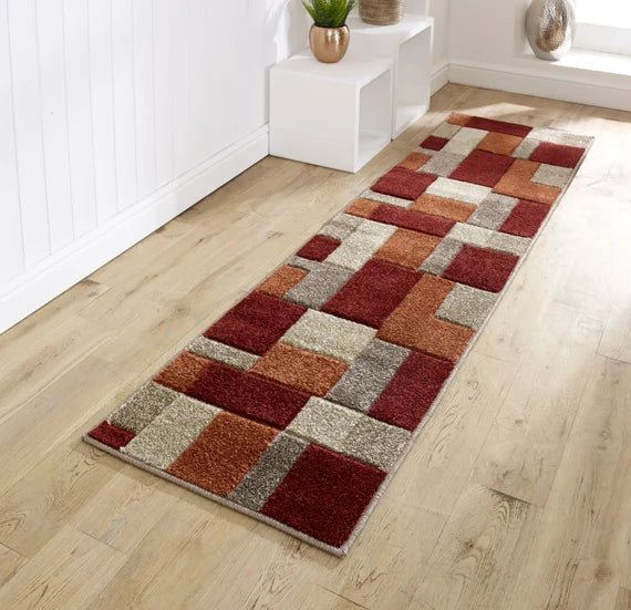 Portland 8425 R runner Rug in front of door