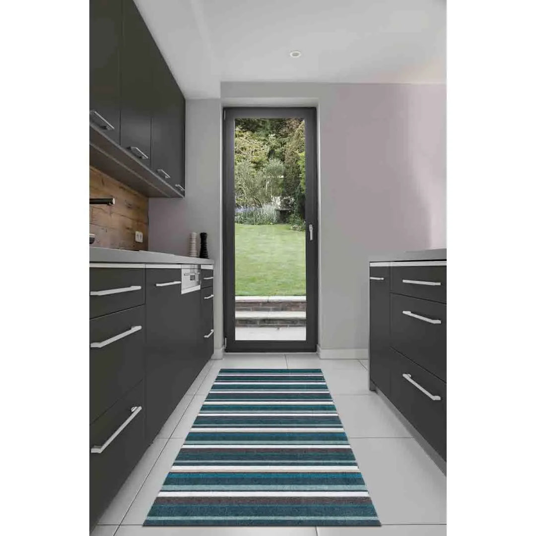 Recylon Design Teal Stripe Mat