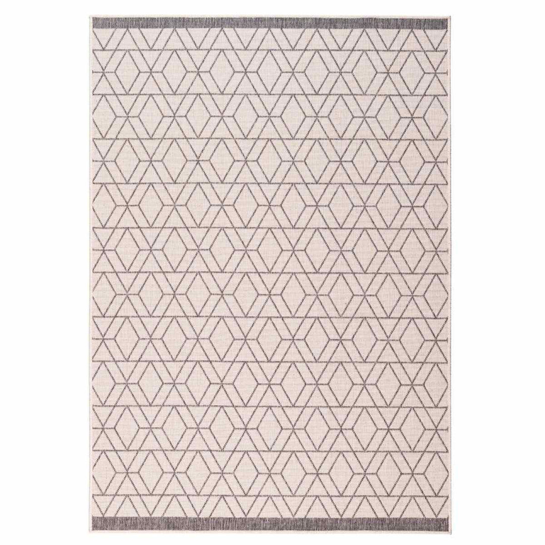 Duo Weave Rug Diamonds Grey