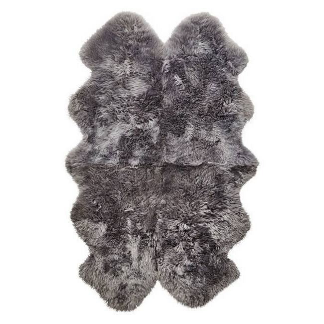 Genuine Sheepskin Rug Grey