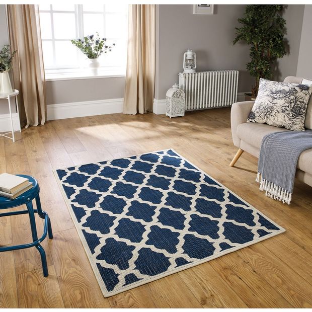 Moda Trellis Blue Rug