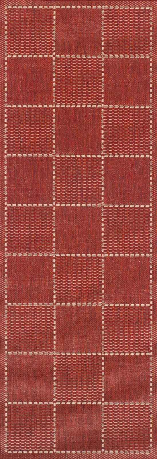 Check Flatweave Red