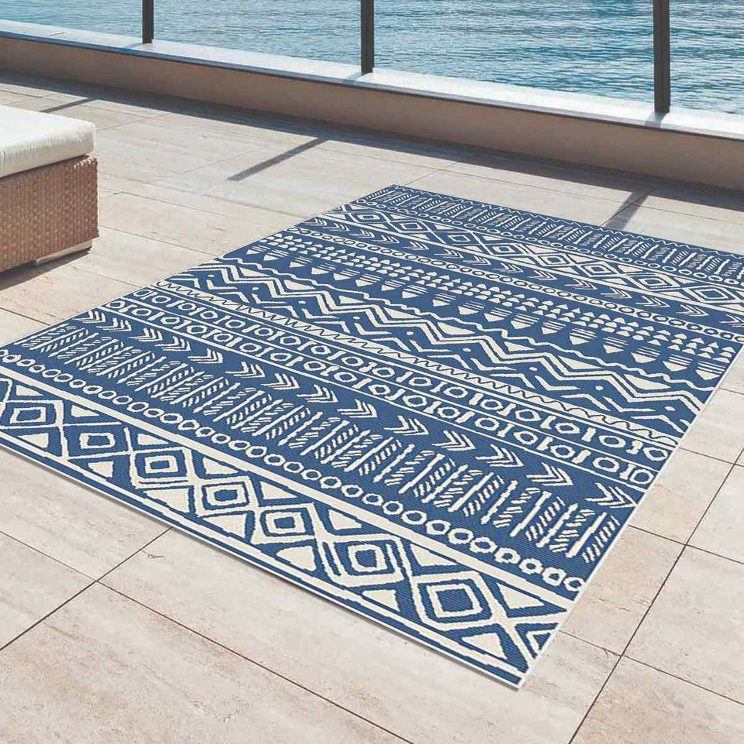 Duo Weave Rug Tribal Ocean