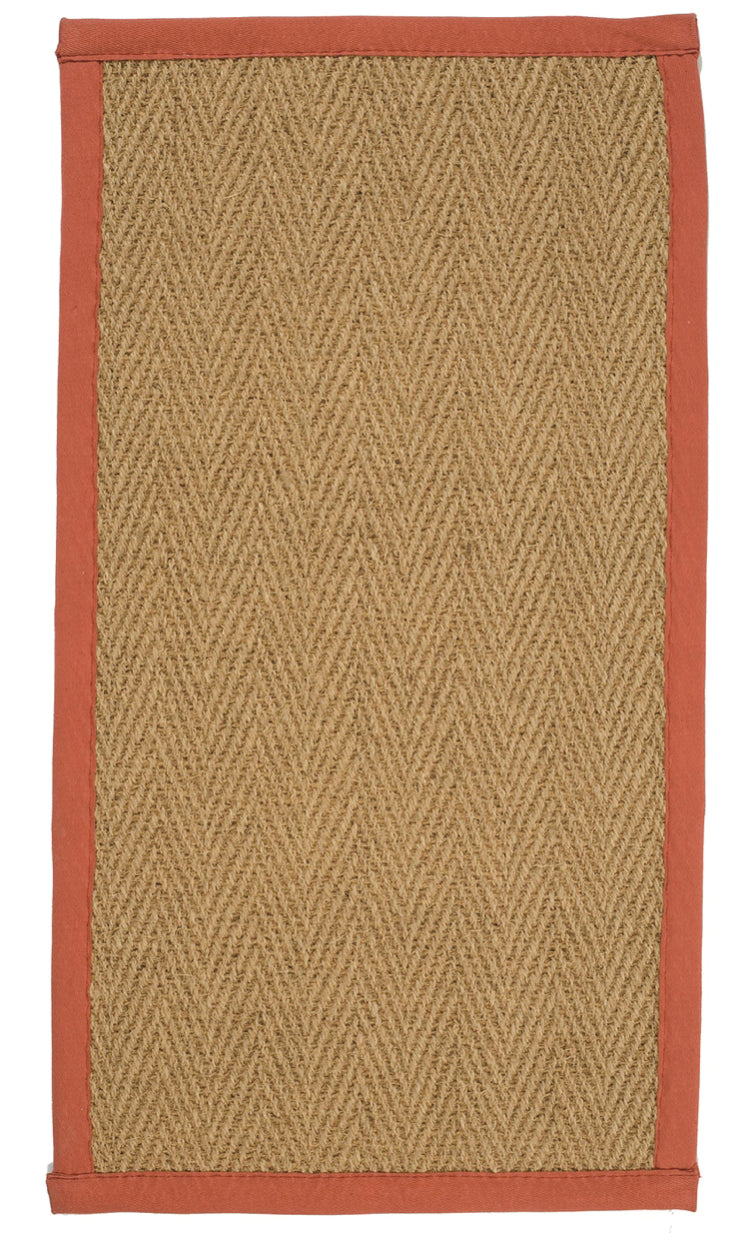 Terracotta Herringbone Rug