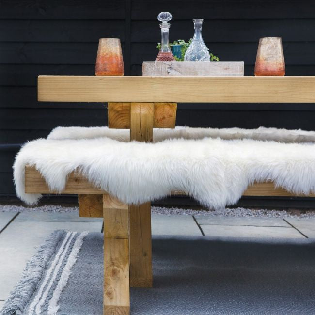 Genuine Sheepskin Rug Natural