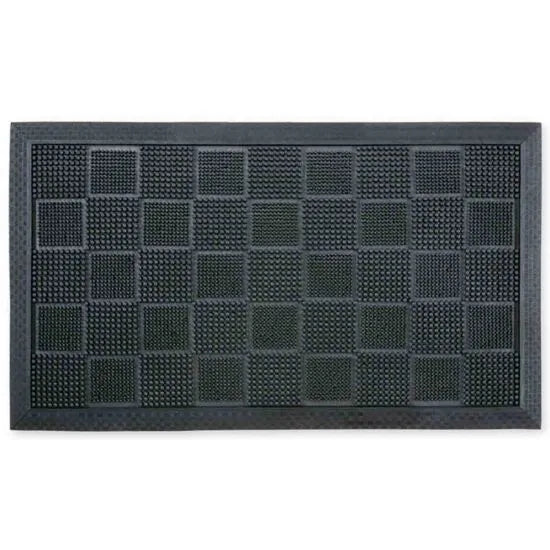 Hi Lo Black Doormat