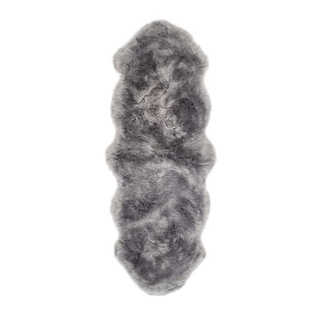 Genuine Sheepskin Rug Grey