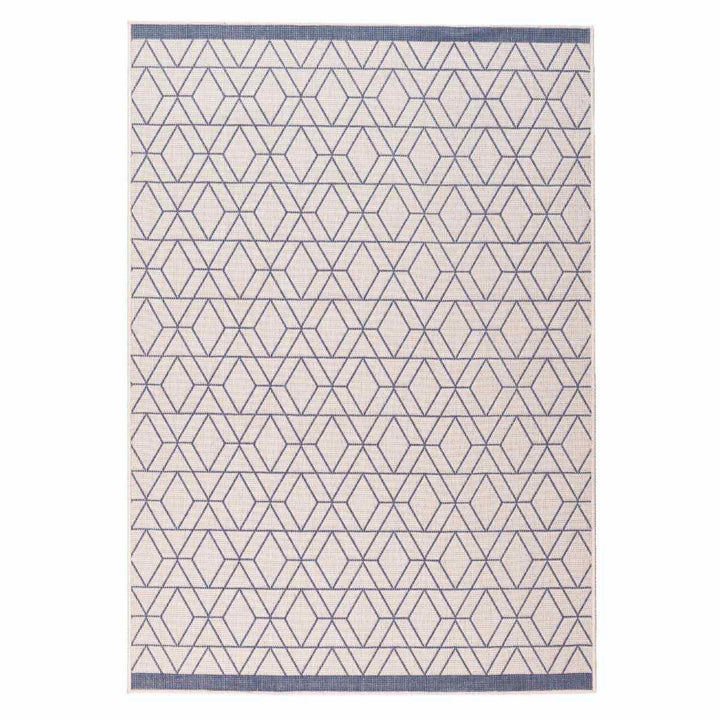 Duo Weave Rug Diamonds Ocean