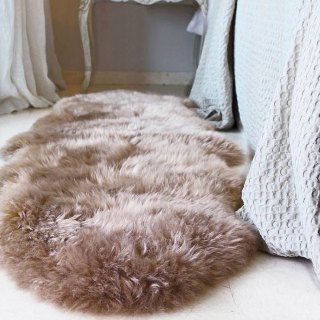 Genuine Sheepskin Rug Mink