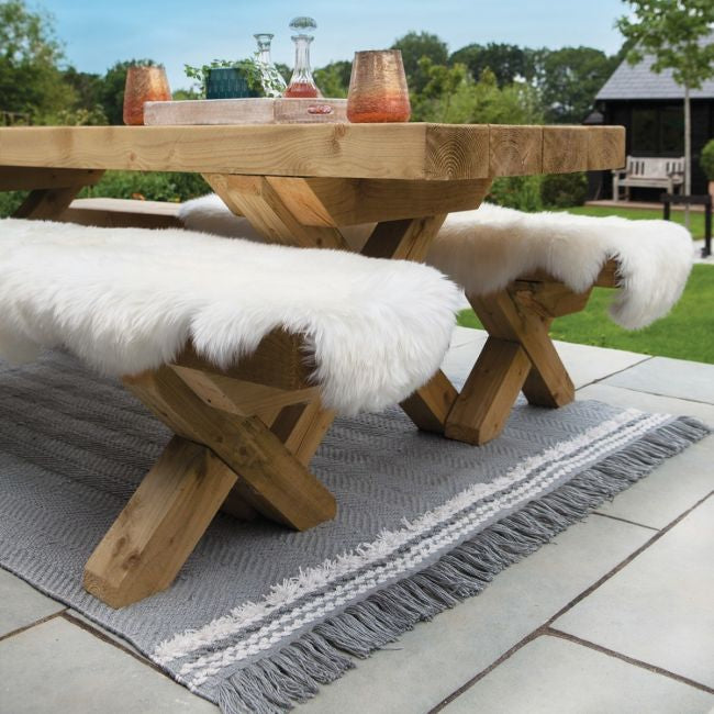 Genuine Sheepskin Rug Natural