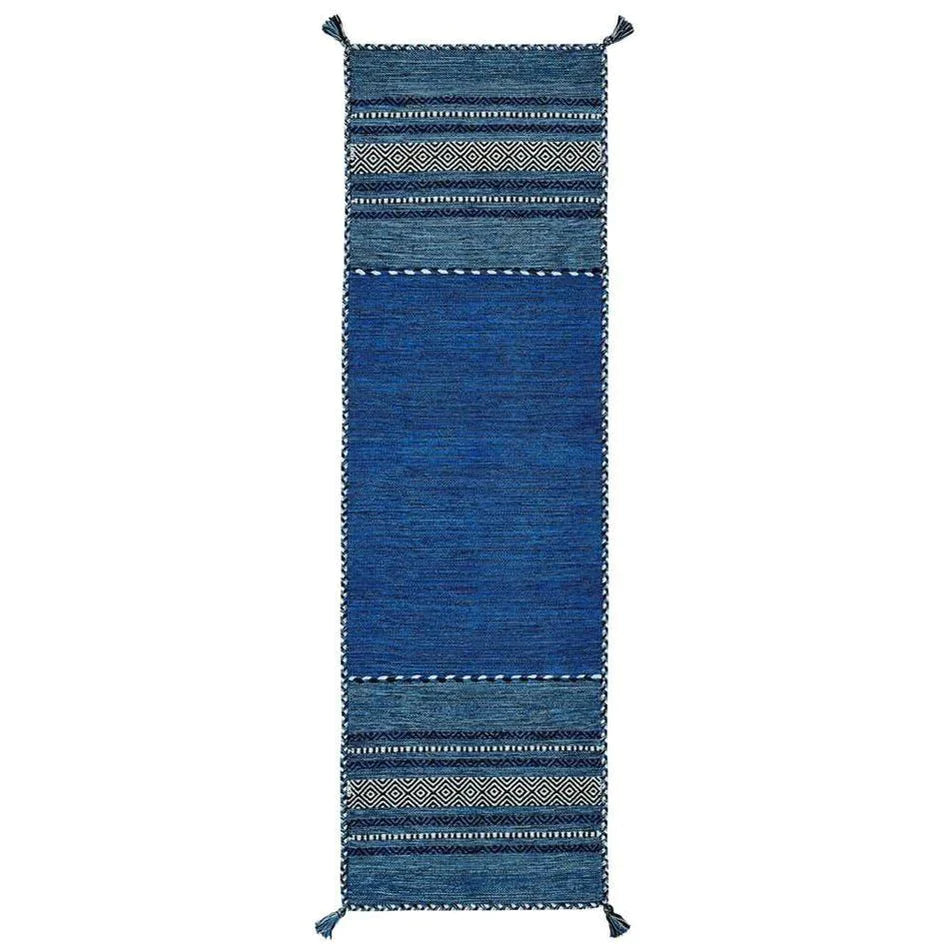 Kelim Blue runner rug