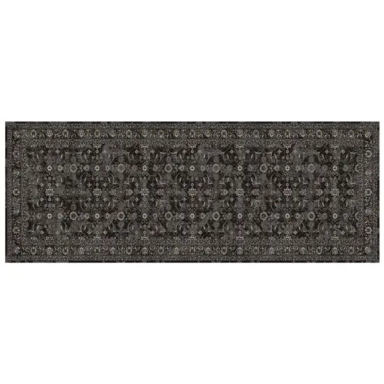 Nuza Rug Charcoal Runner