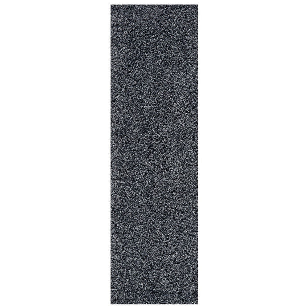 Isla Charcoal runner Rug classic view