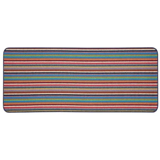 Ribbed Washable Mat Multi